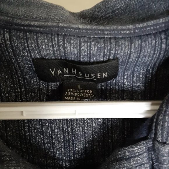 Van Heusen Mens Long Sleeve Collared Fall/Winter Top Size Large - Picture 3 of 3